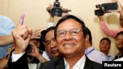 Chủ tịch Đảng Cứu nguy Quốc gia Xampuchia Kem Sokha.