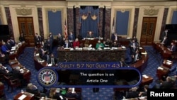 美国参议院2月13日判决特朗普无罪。