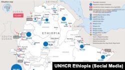 ኣብ ክልል ኣምሓራ ዝርከብ መዓስከር ስደተኛታት