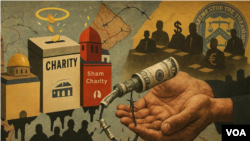 美国针对资助哈马斯的“虚假慈善机构”进行制裁的插图。