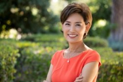 资料照片: 时为国会众议员候选人的金映玉。