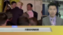 VOA连线:川普谈鸿海投资 VOA连线:川普谈鸿海投资