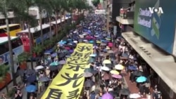 数以万计港人继续大游行抗议港府强推禁蒙面法 数以万计港人继续大游行抗议港府强推禁蒙面法