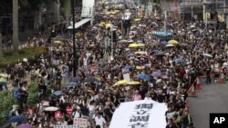 香港民阵7月21日再次发起大游行。图片来源:美联社