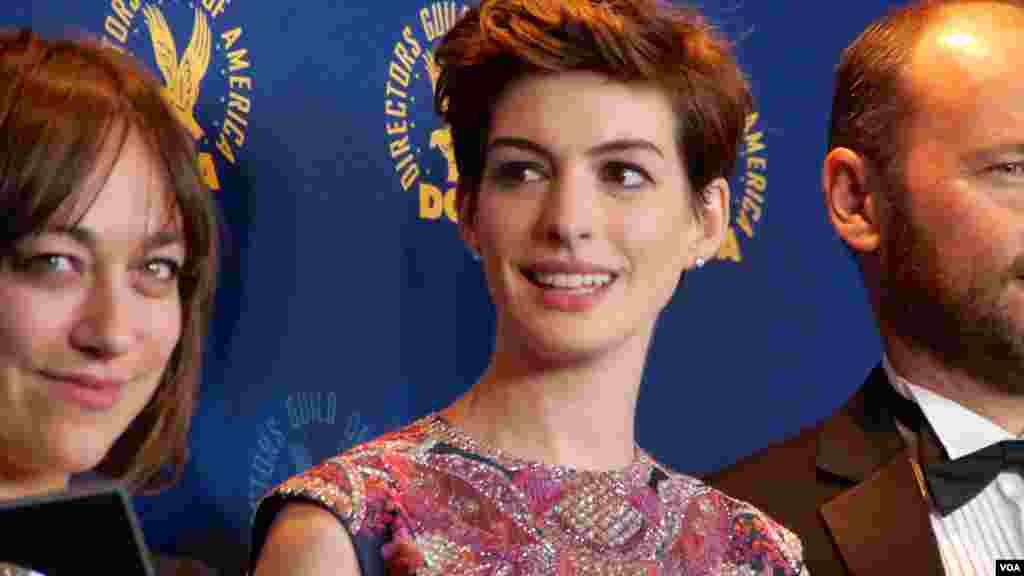 安·海瑟薇(美国之音国符摄影)