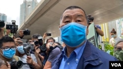 资料照片:香港《苹果日报》创始人黎智英。(2020年5月19日)