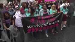 英语视频：“我也是”运动两周年 反对声出现