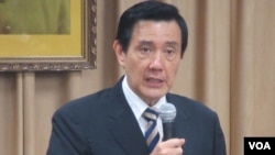 台湾前总统马英九(美国之音张永泰拍摄)