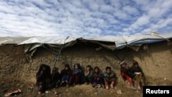 Trẻ em Afghanistan tại một trại tị nạn ở Kabul, ngày 19/1/2013.