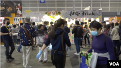 香港“冬日美食节”展会。美国之音记者王四维拍摄。2019年12月29日。