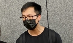 梁锦威表示,支联会在公民社会的角色应该由香港市民去决定,而不是特首林郑月娥一个人定义 (美国之音/汤惠芸)