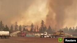 Cháy rừng tại California.