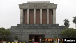Lăng Chủ tịch Hồ Chí Minh ở thủ đô Hà Nội, ảnh chụp ngày 2/3/2019.