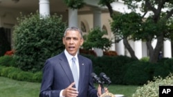 美国总统奥巴马7月21日在白宫就乌克兰和加沙局势发表声明。