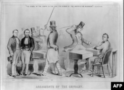 当年描绘仗打萨姆纳事件的漫画