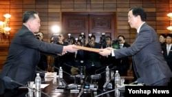 韩国与朝鲜2018年3月29日举行高层会议(韩联社)