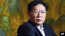 资料照:中国地产大亨任志强