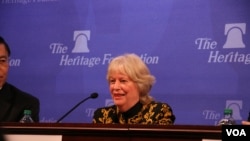 前美国在台协会执行理事施蓝旗(美国之音钟辰芳拍摄)