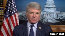 资料照:美国国会共和党联邦众议员麦考尔