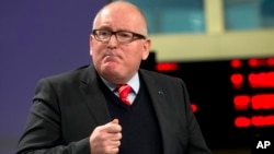 Wakil Presiden Uni Eropa, Frans Timmermans