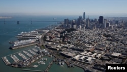 图为美国旧金山市。(2017年10月5日)