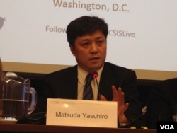 东京大学亚洲研究所教授松田康博(美国之音 钟辰芳拍摄)