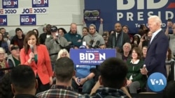 VOA英语视频: 民主党总统参选人星期二辩论 竞争白热化 VOA英语视频: 民主党总统参选人星期二辩论 竞争白热化