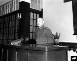 蒋介石在南京总统府发表新年致辞(1949年1月1日)