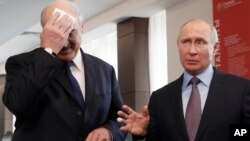 Лукашенко з Володимиром Путіним
