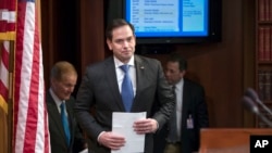 美国会共和党参议员鲁比奥 (资料照片)