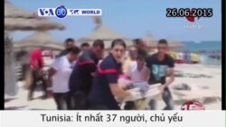 Tấn công khủng bố ở Tunisia, ít nhất 37 người thiệt mạng (VOA60) Tấn công khủng bố ở Tunisia, ít nhất 37 người thiệt mạng (VOA60)