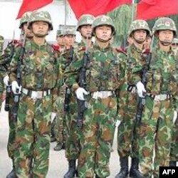 中国士兵(资料照片)