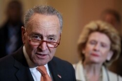 资料照:美国会参议院少数党领袖舒默