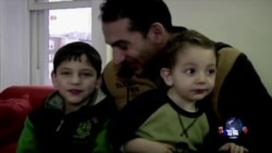 在美叙利亚难民担忧国内亲人 在美叙利亚难民担忧国内亲人