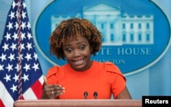 白宫新闻秘书卡琳·让-皮埃尔