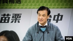 民进党竞选负责人苏嘉全(美国之音记者方正拍摄)