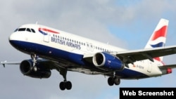 资料照:英国航空公司的客机。