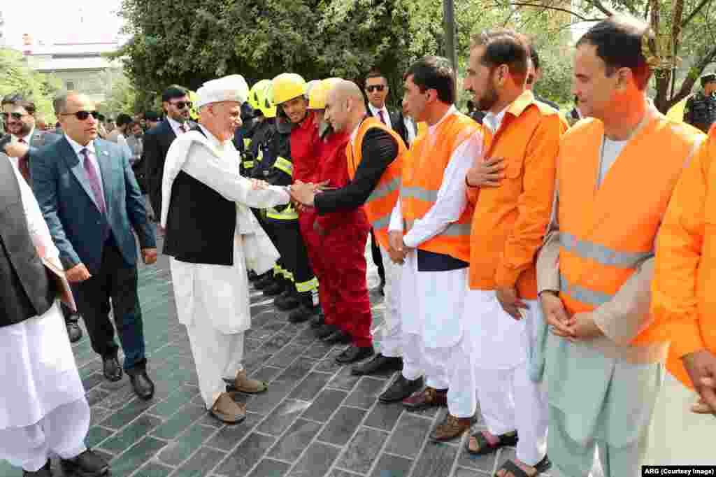 تجلیل از عید در ارگ ریاست جمهوری افغانستان