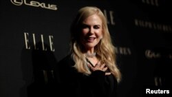 资料照:澳大利亚籍好莱坞女星妮可·基德曼