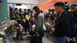 全港悼念科大生,多处演变成剧烈警民冲突 全港悼念科大生,多处演变成剧烈警民冲突