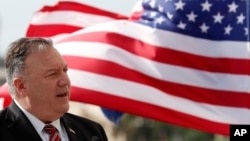 资料照:美国国务卿蓬佩奥