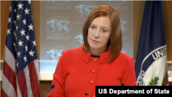 美国国务院发言人莎琪(图片来源:美国国务院)