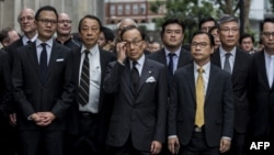 资料照:香港大律师公会成员和法律界人士