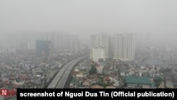 Kualitas udara di Hanoi, Vietnam adalah salah satu yang terburuk di dunia.