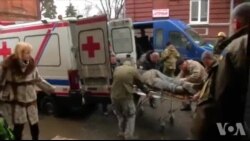 乌克兰战事不断 民用医院挤满伤兵 乌克兰战事不断 民用医院挤满伤兵