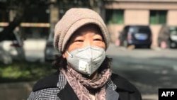 武汉作家方方今年2月受访时照片（法新社图片）