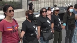 华盛顿和洛杉矶举行反对极权、支持香港集会 华盛顿和洛杉矶举行反对极权、支持香港集会