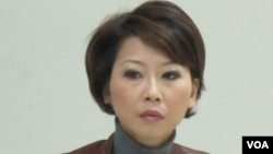 民进党立委 陈亭妃(美国之音 张永泰拍摄)