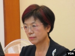 台湾民进党立委尤美女 (美国之音张永泰拍摄)