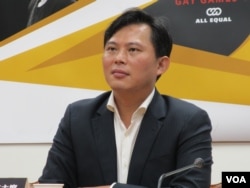 台湾在野党时代力量立委黄国昌 (美国之音张永泰拍摄)